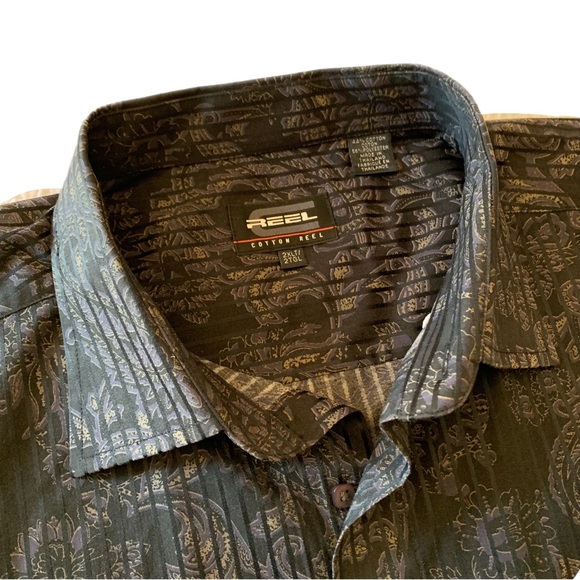 REEL Cotton Reel Long Sleeve Button Down - Picture 2 of 8